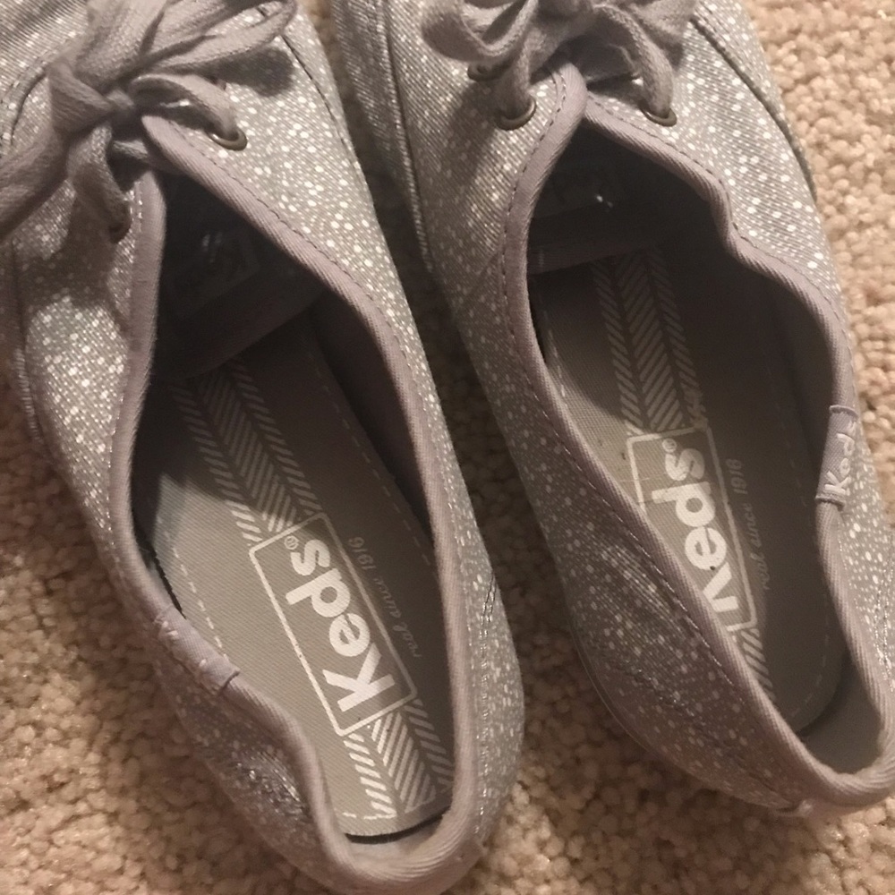 Grey Patterned Keds - image 2